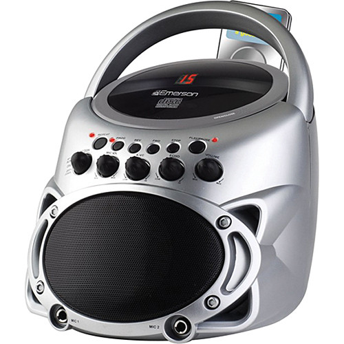 Emerson Karaoke GP298S Portable CDG Karaoke System GP298S B&H