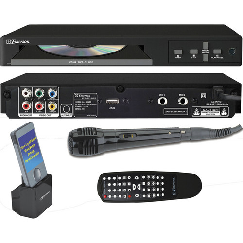 Emerson Karaoke GQ100 Karaoke Player GQ100 B&H Photo Video