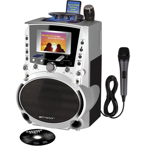 Emerson Karaoke GQ756 Portable CDG / MP3G Karaoke System GQ756