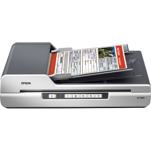 Epson WorkForce GT1500 Flatbed Scanner B11B190011 B&H Photo