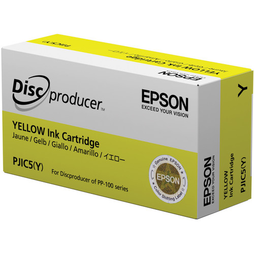 Epson PJIC5-Y Yellow Ink Cartridge for the PP-100 Discproducer Auto Printer
