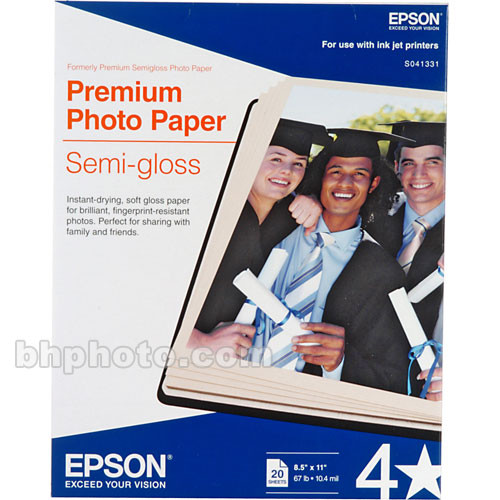 Epson Premium Photo Paper Semi-Gloss (8.