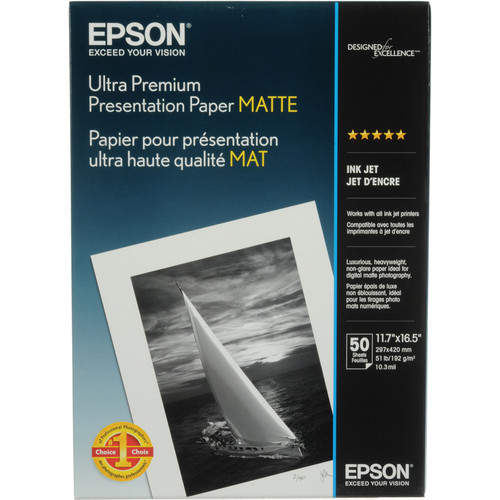 Epson Ultra Premium Presentation Paper Matte (A3 11.7 x 16.5