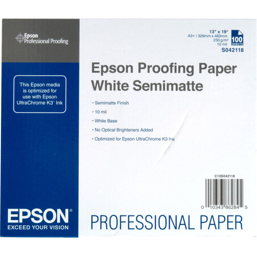 Epson Proofing Paper White Semimatte (13 x 19