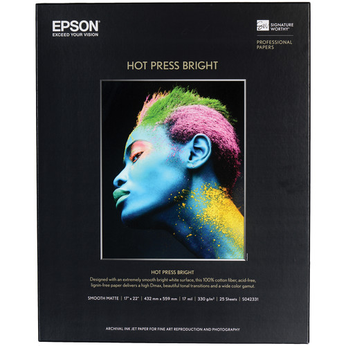 Epson Hot Press Bright Paper (13 x 19