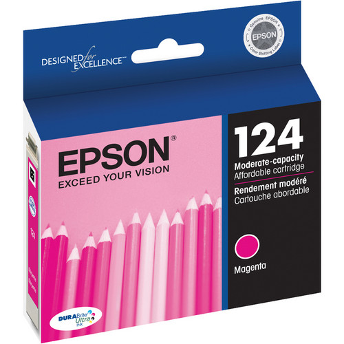Epson 124 Moderate-Capacity Magenta Ink Cartridge