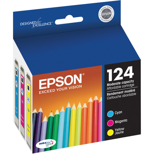  Epson 124 Moderate-Capacity Multi-Pak Ink Cartridge 