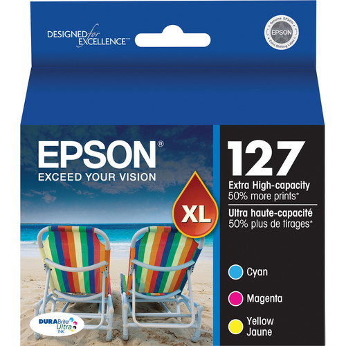 Epson T127520 127 Extra High-Capacity Color Ink Cartridge