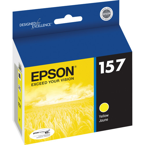 Epson 157 Yellow Ink Cartridge T157420 B&H Photo Video