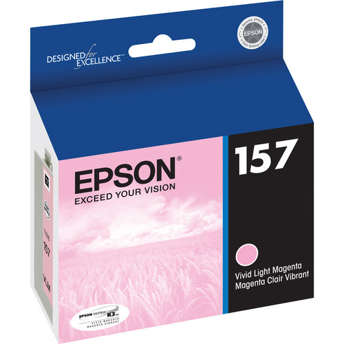 Epson 157 Vivid Light Magenta Ink Cartridge T157620 B&H Photo