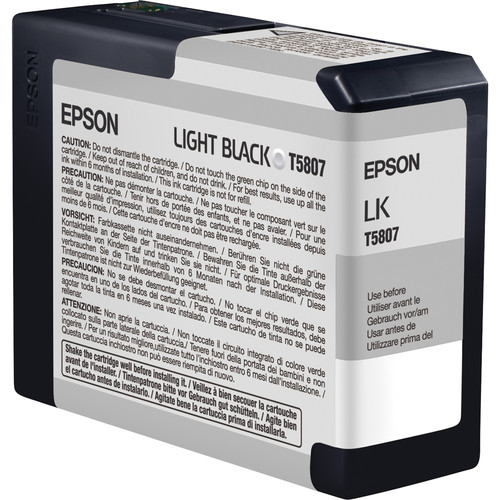 T580700 EPSON ULTRACHROME K3 LIGHT BLACK