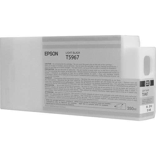 Epson T596700 Light Black UltraChrome HDR Ink Cartridge T596700