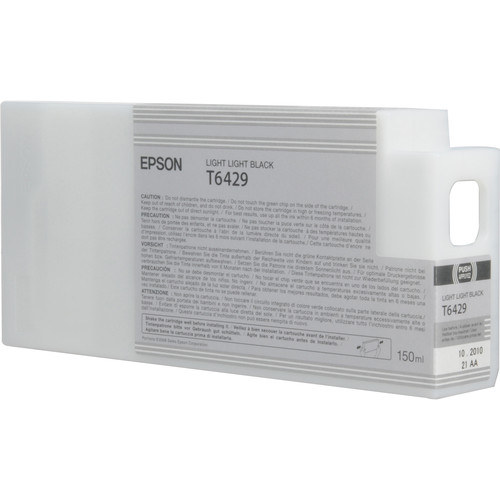 Epson T642900 Light Light Black UltraChrome HDR Ink Cartridge for Select Stylus Pro Printers (150 mL)