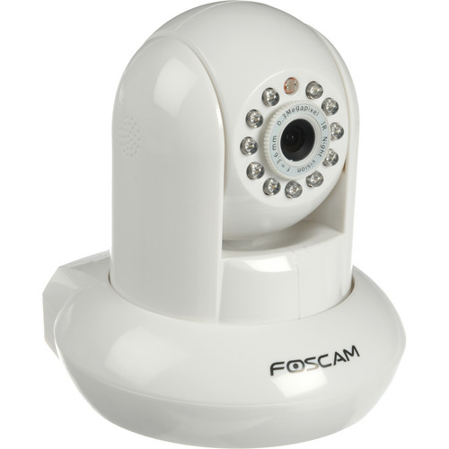 Foscam FI8910W Wireless IP Camera (White) FI8910W-W B&amp;H Photo
