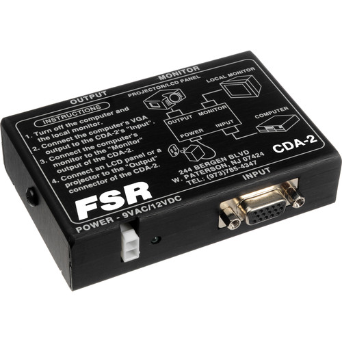 FSR CDA-2 1x2 Computer Video Distribution Amplifier