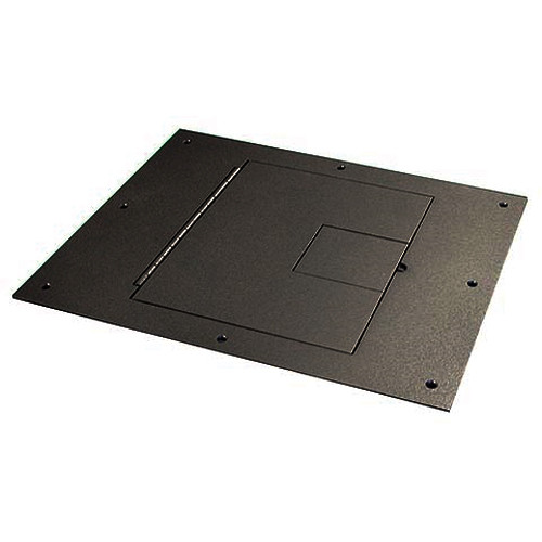 FSR FL-710-BLK-C Cover (No Flange) with Hinged Door in Black Sandtex