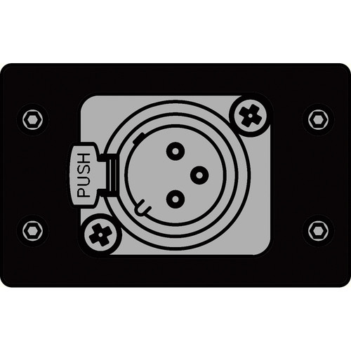FSR IPS-A611D-BLK IPS Audio Insert (Black)
