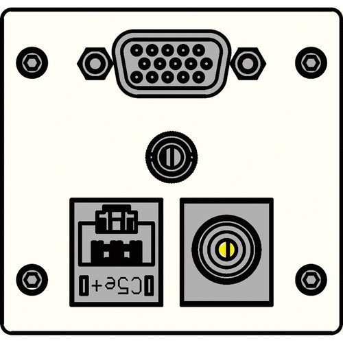 FSR IPS-AVC941T-WHT IPS Audio/Video Insert (White)