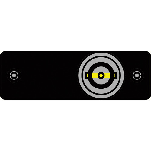 FSR IPS-V110S-BLK BNC to BNC Bulkhead Insert Plate (Black)