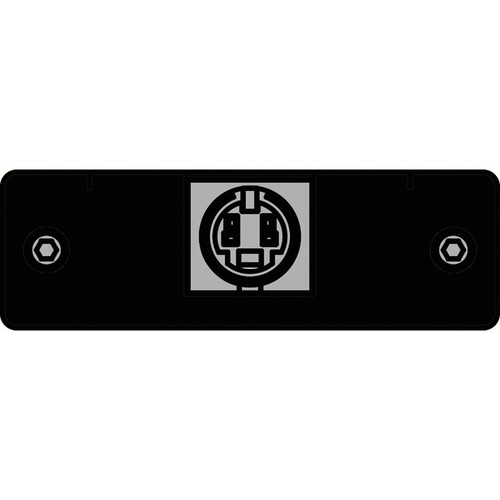 FSR IPS-V310S-BLK S-Video to 2 BNC Tails Insert Plate (Black)