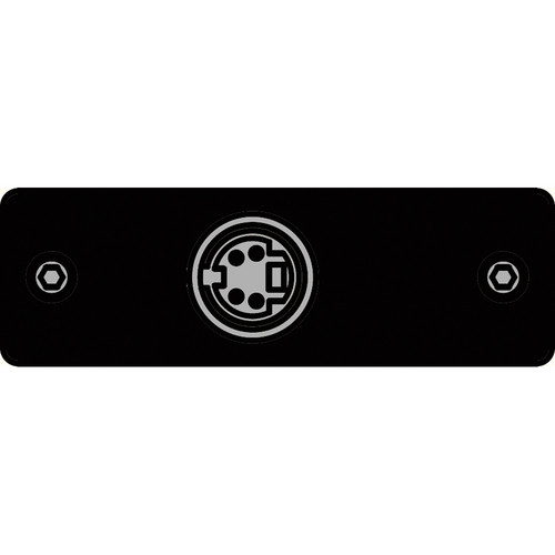 FSR IPS-V311S-BLK S-Video to S-Video Bulkhead Insert Plate (Black)