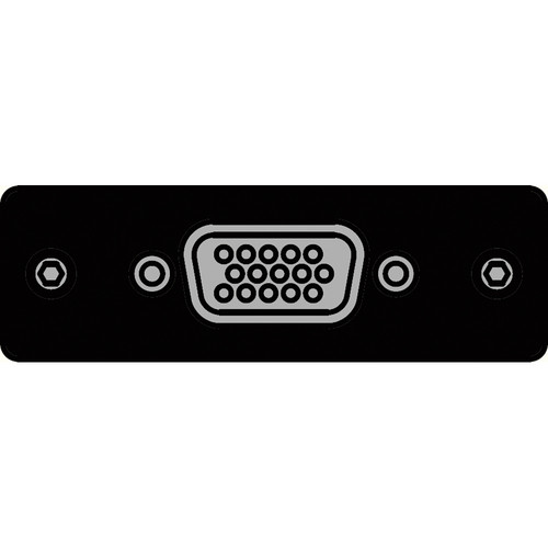 FSR IPS-V410S-BLK HD-15 to HD-15 Female Insert Plate (Black)