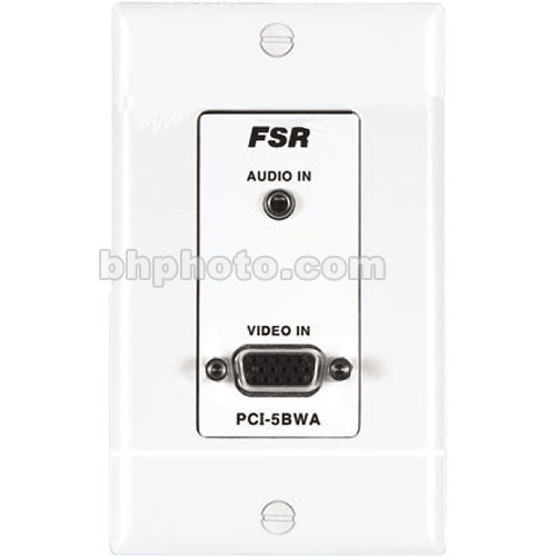 FSR PCI-5BWPAWHT Wall Plate Interface