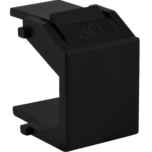 FSR SS-CBLNK-BLK Blank Snap-In Filler 10 Pack (Black)