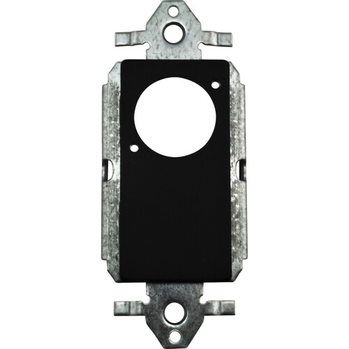 FSR SS-P1XLR-BLK Decora Insert with Neutrik D-Hole (Black)
