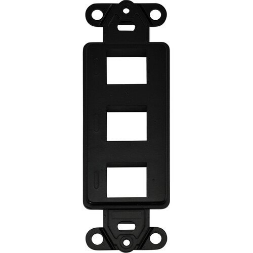 FSR SS-PORT3-BLK Simple Solutions with 3 Snap-In Holes (Black)