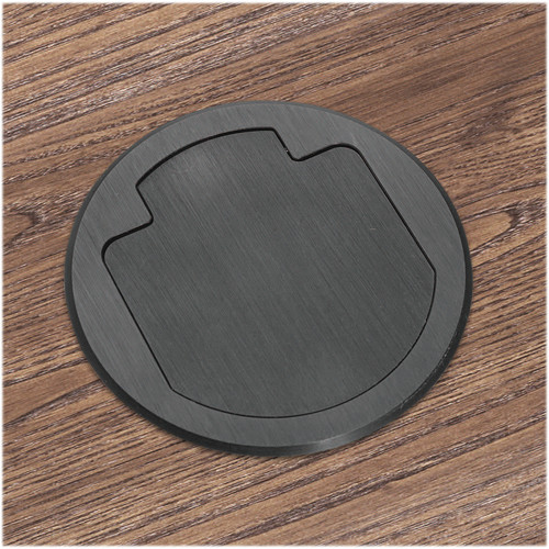 FSR T3-AC2-CAT6-BLK Table Box (Round Black Cover)