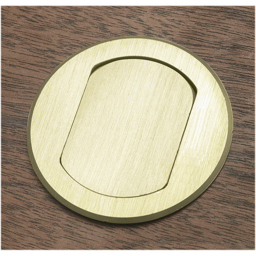 FSR T3-MJ5PIN-BRS Table Box (Round Brass Cover)