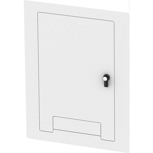 FSR WB-X3-CVRND-WHT Flush-Mounted Locking Cover (White)