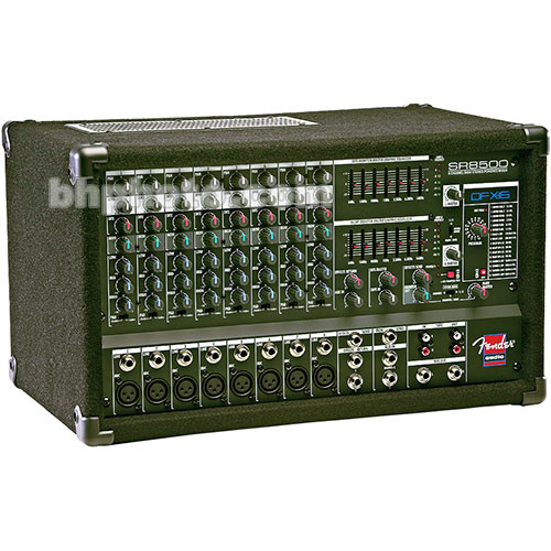 Fender SR8500 Powered Mixer 0718500000 B&H Photo Video