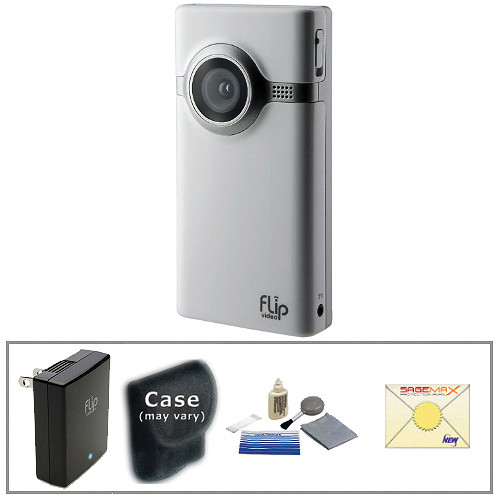 Flip Video Mino Camcorder Advanced Kit (White) B&H Photo Video
