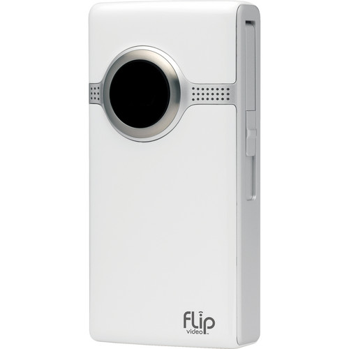 Flip Video UltraHD Video Camera (White, 2 Hours)