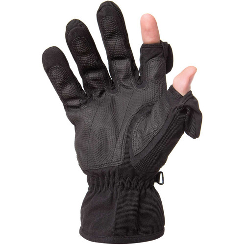 Freehands Men's Stretch Thinsulate Gloves (Large Black)