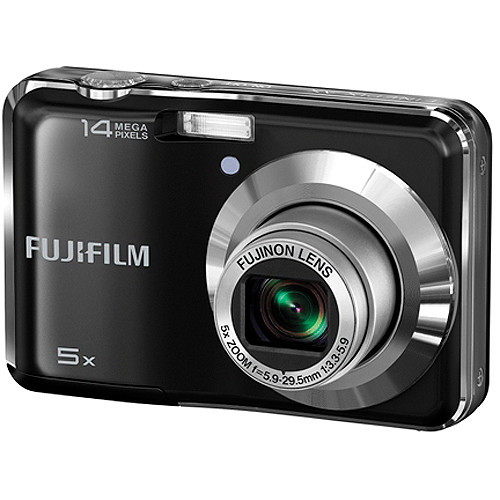 FUJIFILM FinePix AX300 Digital Camera (Black) 16109884 B&H Photo