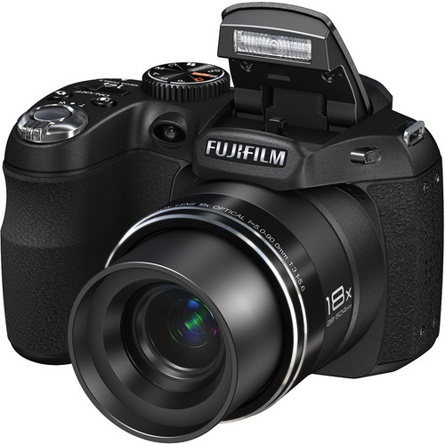 FUJIFILM FinePix S2950 14MP Digital Camera Black 16123567 BH