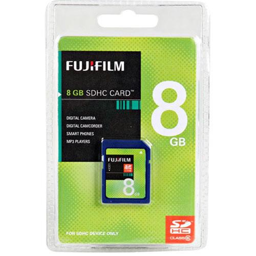 FUJIFILM 8GB SDHC Memory Card 600007621 B&H Photo Video