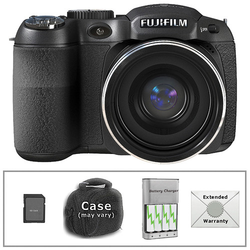 FUJIFILM FinePix S1800 12.2 MP Digital Camera with Deluxe