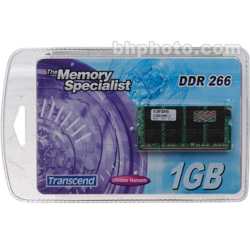 General Brand 1GB DDR266 SODIMM PC2100 Memory B&H Photo