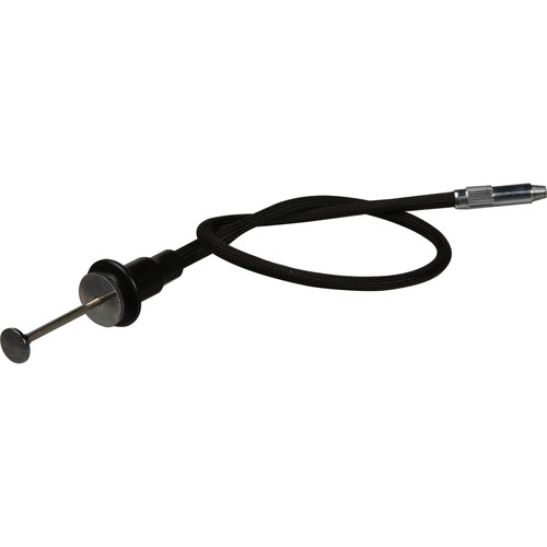 Gepe Cloth Covered Cable Release with DiscLock (10") 601011 B&H