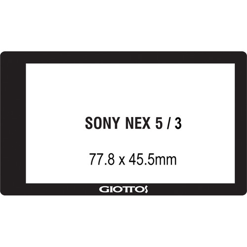 Giottos Aegis Professional M-C Schott Glass LCD Screen Protector for Sony Nex 3/5/7 A35 A55 and Olympus E-PL3