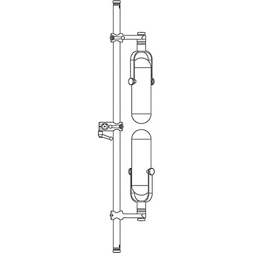 Grace Design SB-BLRA Right Angle Blumlien Microphone Bar (European Standard 3/8-16 Thread)