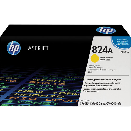 HP 824A Yellow Image Drum for HP Color LaserJet Toner CB386A B&H