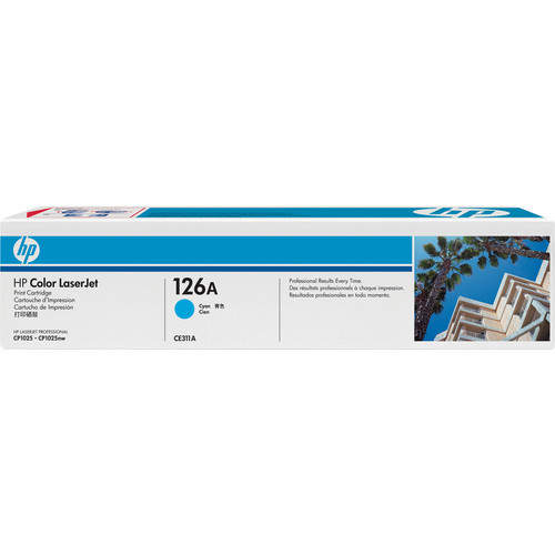 HP HP126A Cyan LaserJet Toner Cartridge (CE311A)