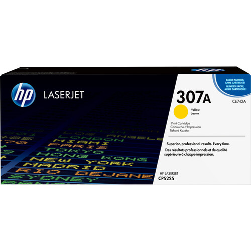HP 307A Yellow LaserJet Toner Cartridge