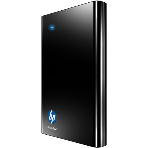 HP 640GB SimpleSave Portable Backup Drive HPBAAC6400ABKNHSN B&H