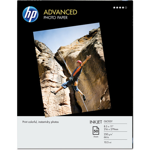 HP Advanced Inkjet Photo Paper Glossy (L) 8.5x11" Q7853A
